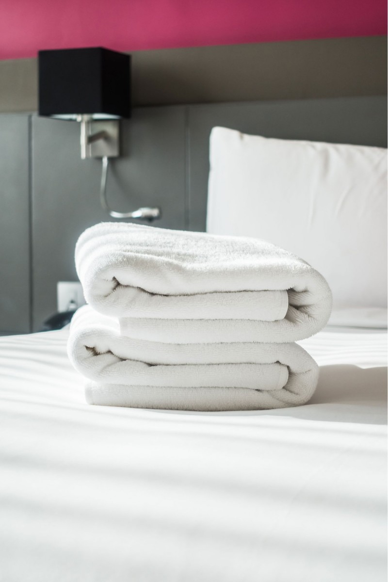 Avesis Serisi 20/2 Open-End İplik Otel Havlusu doku detayı