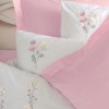 Cotton Box 3D Nakışlı Saten Çift Kişilik Nevresim Takımı Jolie Pembe Cotton Box 3D Nakışlı Saten Çift Kişilik Nevresim Takımı Jolie Pembe