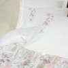 Cotton Box 3D Nakışlı Saten Çift Kişilik Nevresim Takımı Zephy Ekru Cotton Box 3D Nakışlı Saten Çift Kişilik Nevresim Takımı Zephy Ekru