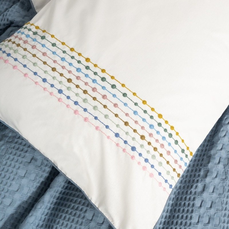 Cotton Box Aura Çift Kişilik Pike Takımı Pebble indigo