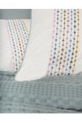 Cotton Box Aura Çift Kişilik Pike Takımı Pebble Mint görseli 4
