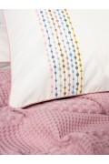 Cotton Box Aura Çift Kişilik Pike Takımı Pebble Pembe görseli 4