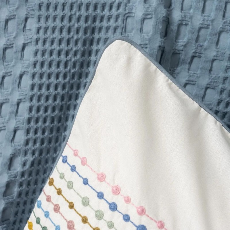 Cotton Box Aura Tek Kişilik Takımı Pebble indigo