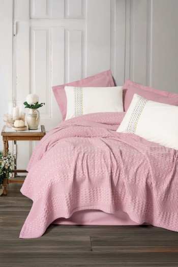 Cotton Box Aura Tek Kişilik Takımı Pebble Pembe