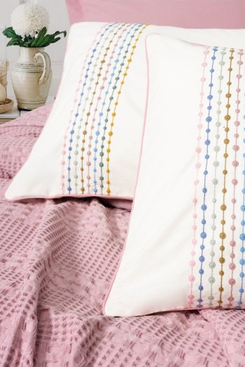 Cotton Box Aura Tek Kişilik Takımı Pebble Pembe Cotton Box Aura Tek Kişilik Takımı Pebble Pembe