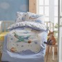 Cotton Box Bebek Nevresim Takimi Airplane Mavi