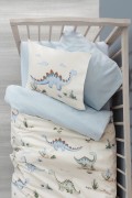 Cotton Box Bebek Nevresim Takimi Dinoro Mavi