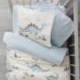 Cotton Box Bebek Nevresim Takimi Dinoro Mavi