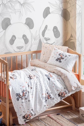 Cotton Box Bebek Nevresim Takimi Musico Oranj Cotton Box Bebek Nevresim Takimi Musico Oranj