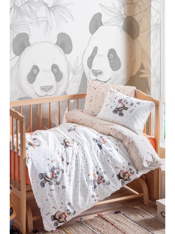 Cotton Box Bebek Nevresim Takimi Musico Oranj