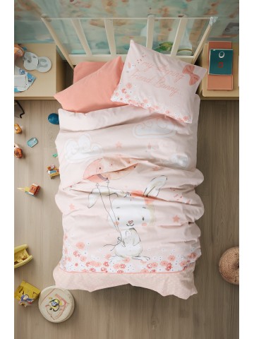 Cotton Box Bebek Nevresim Takimi Rapeti Somon