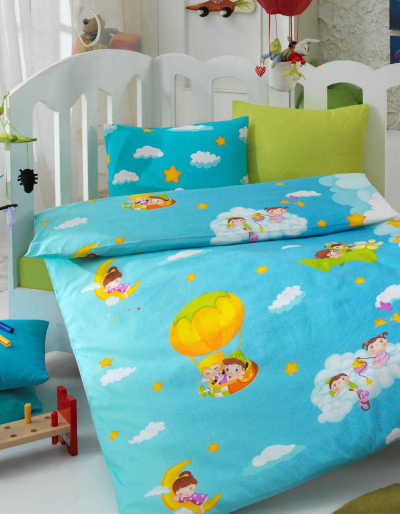 Cotton Box Bebek Nevresim Takimi Rüya Mavi