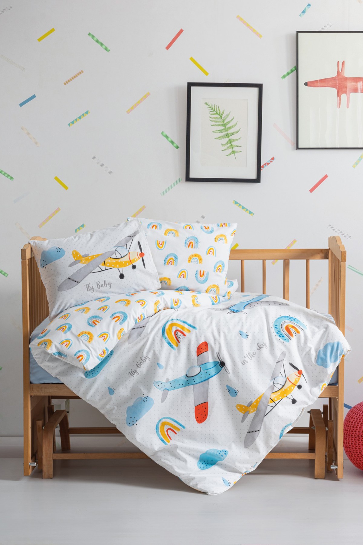 Cotton Box Bebek Nevresim Takimi Sky Mavi