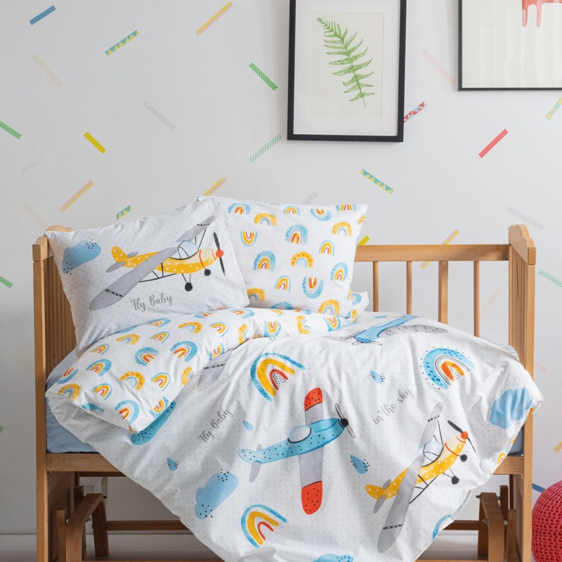 Cotton Box Bebek Nevresim Takimi Sky Mavi