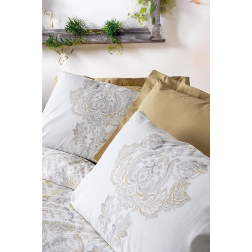 Cotton Box Bohem Serisi Çift Kişilik Nevresim Takımı Najva Hardal