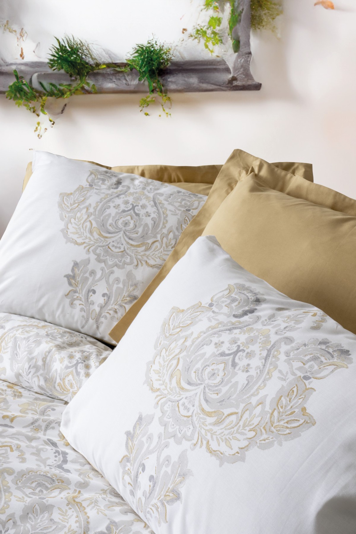 Cotton Box Bohem Serisi Tek Kişilik Nevresim Takımı Najva Hardal