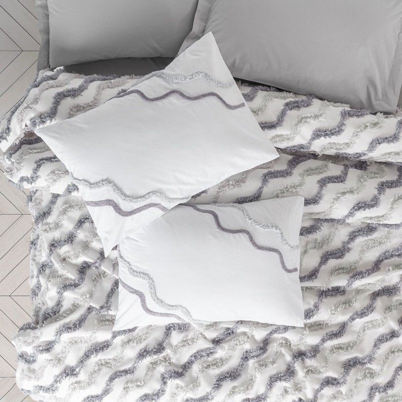 Cotton Box Bonny Çift Kişilik Pike Takımı Eldon Gri Cotton Box Bonny Çift Kişilik Pike Takımı Eldon Gri