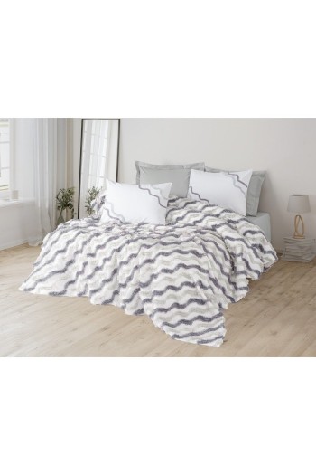 Cotton Box Bonny Çift Kişilik Pike Takımı Eldon Gri Cotton Box Bonny Çift Kişilik Pike Takımı Eldon Gri