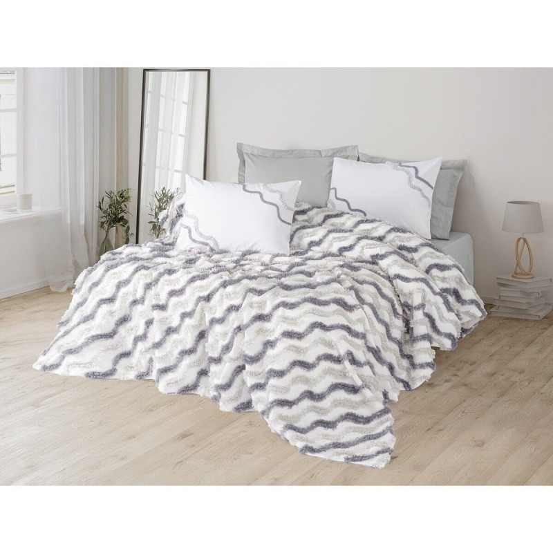 Cotton Box Bonny Çift Kişilik Pike Takımı Eldon Gri Cotton Box Bonny Çift Kişilik Pike Takımı Eldon Gri