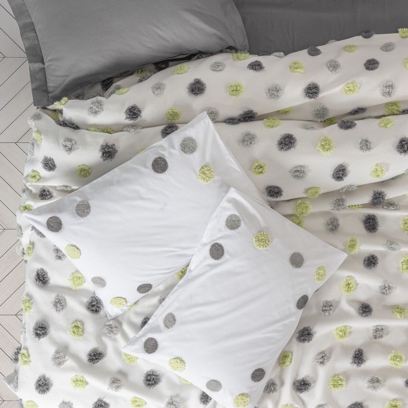 Cotton Box Bonny Çift Kişilik Pike Takımı Leroy Gri Cotton Box Bonny Çift Kişilik Pike Takımı Leroy Gri