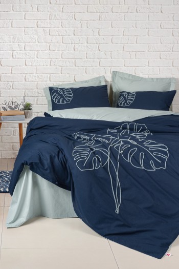 Cotton Box Brode Serisi Çift Kişilik Nevresim Takımı Silva Mint