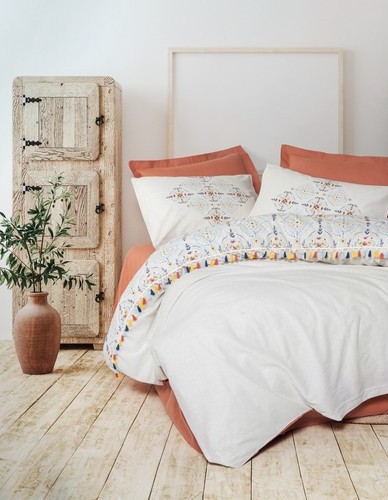 Cotton Box Candy Serisi Tek Kişilik Nevresim Takımı Milis Kiremit Cotton Box Candy Serisi Tek Kişilik Nevresim Takımı Milis Kiremit