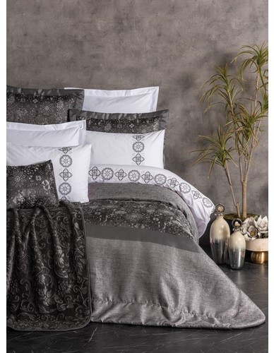 Cotton Box Çeyiz Seti Valeria Antrasit