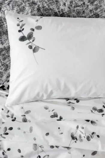 Cotton Box Dual Çift Kişilik Nevresim Takimi Elaria Antrasit
