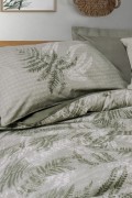 Cotton Box Dual Çift Kişilik Nevresim Takimi Frond Haki görseli 2