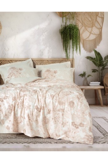 Cotton Box Dual Çift Kişilik Nevresim Takimi Vestige Bej