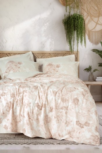 Cotton Box Dual Çift Kişilik Nevresim Takimi Vestige Bej