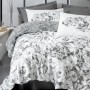 Cotton Box Dual Tek Kişilik Nevresim Takımı Florva Antrasit