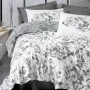 Cotton Box Dual Tek Kişilik Nevresim Takımı Florva Antrasit
