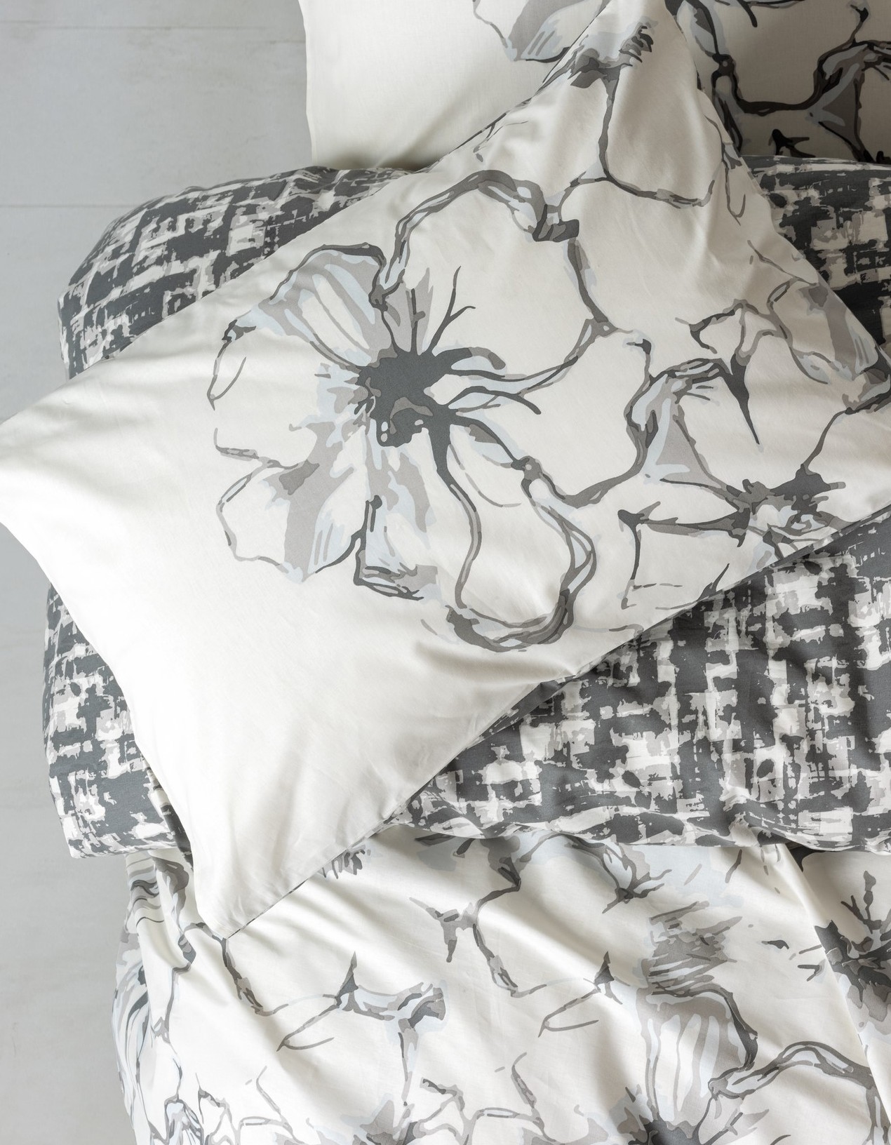 Cotton Box Dual Tek Kişilik Nevresim Takımı Hilaris Antrasit Cotton Box Dual Tek Kişilik Nevresim Takımı Hilaris Antrasit