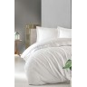 Cotton Box Elegant Saten Çift Kişilik Nevresim Takımı Beyaz