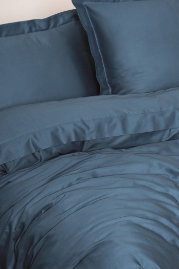 Cotton Box Elegant Saten Çift Kişilik Nevresim Takımı Mavi Cotton Box Elegant Saten Çift Kişilik Nevresim Takımı Mavi