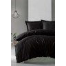Cotton Box Elegant Saten Çift Kişilik Nevresim Takımı Siyah