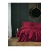 Cotton Box Elegant Saten Tek Kişilik Nevresim Takımı Bordo