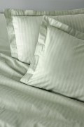 Cotton Box Elegant Stripe Çift Kişilik Nevresim Takımı Saten Adaçayı görseli 2