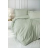 Cotton Box Elegant Stripe Çift Kişilik Nevresim Takımı Saten Adaçayı