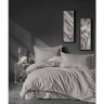 Cotton Box Elegant Stripe Çift Kişilik Nevresim Takımı Saten Bej