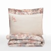 Cotton Box Elite Saten Çift Kişilik Nevresim Takımı Layana Pembe Cotton Box Elite Saten Çift Kişilik Nevresim Takımı Layana Pembe