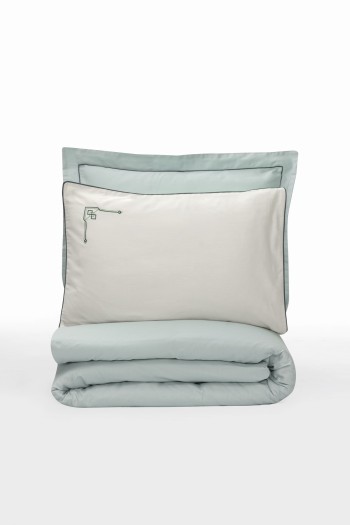 Cotton Box Elite Saten Çift Kişilik Nevresim Takımı Vanko Mint Cotton Box Elite Saten Çift Kişilik Nevresim Takımı Vanko Mint