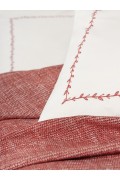 Cotton Box Embrova Çift Kişilik Pike Takımı Şönil Loom Bordo görseli 3