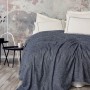Cotton Box Embrova Çift Kişilik Pike Takımı Şönil Loom Lacivert