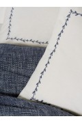 Cotton Box Embrova Çift Kişilik Pike Takımı Şönil Loom Lacivert görseli 3