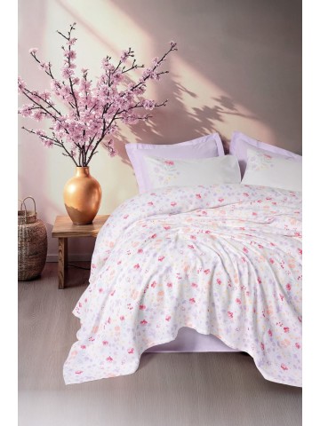 Cotton Box Estiva Çift Kişilik Pike Takımı Winsome Lila