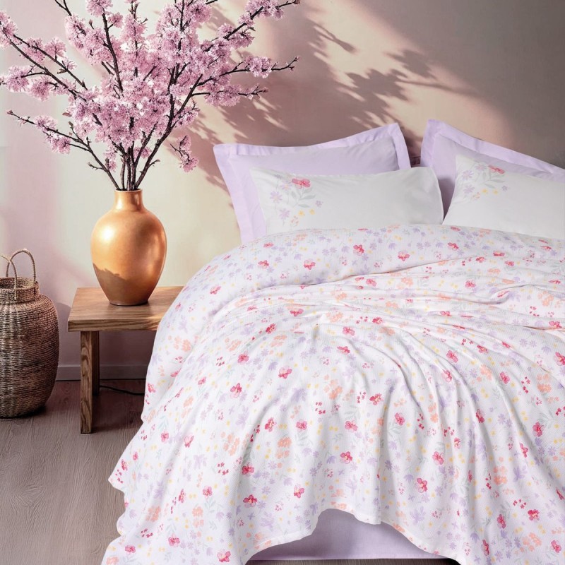 Cotton Box Estiva Çift Kişilik Pike Takımı Winsome Lila