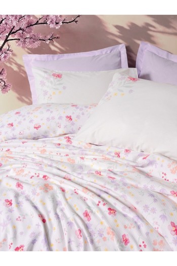 Cotton Box Estiva Çift Kişilik Pike Takımı Winsome Lila Cotton Box Estiva Çift Kişilik Pike Takımı Winsome Lila