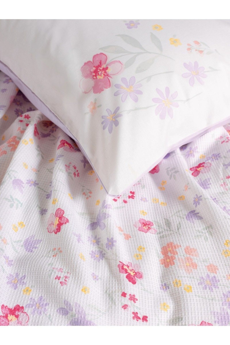 Cotton Box Estiva Çift Kişilik Pike Takımı Winsome Lila detay görseli